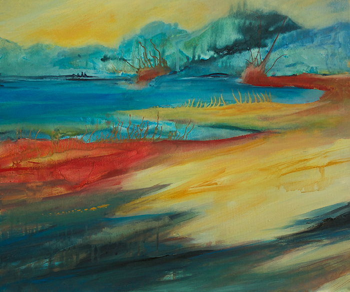 Astrid Krmer - "Moor" (2013)  50 x 60 cm